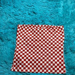 Checkered crop top
